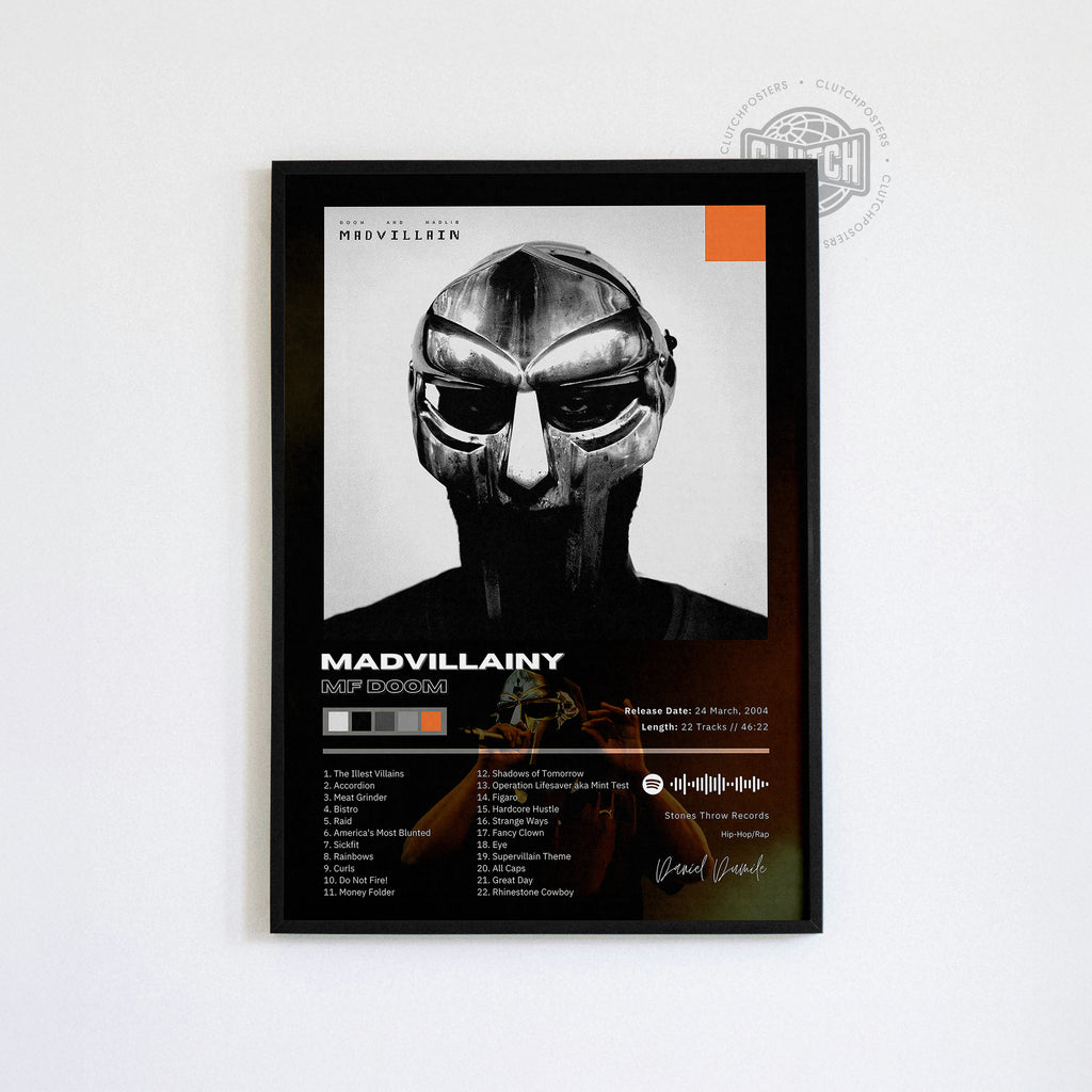 MF DOOM 'Madvillainy' Album Poster