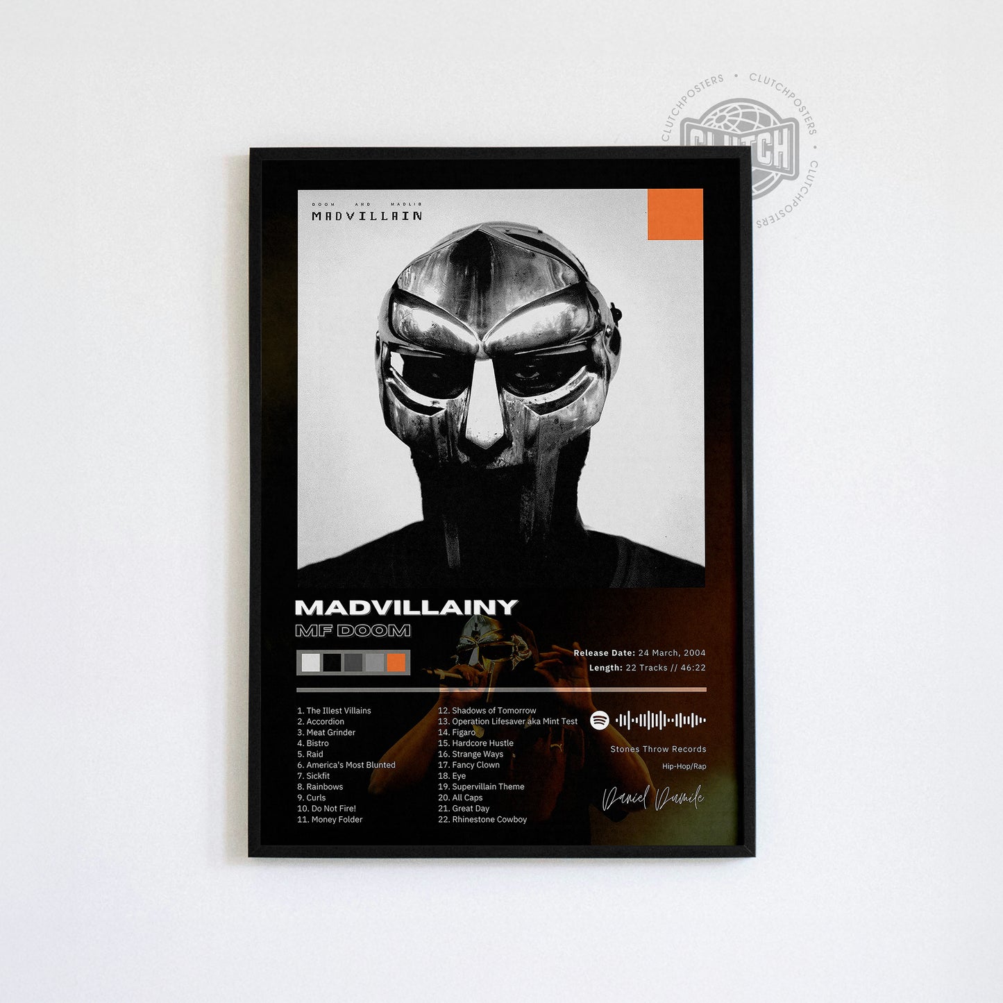 MF DOOM 'Madvillainy' Album Poster