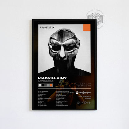 MF DOOM 'Madvillainy' Album Poster