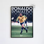 Ronaldo Nazario Vintage Poster