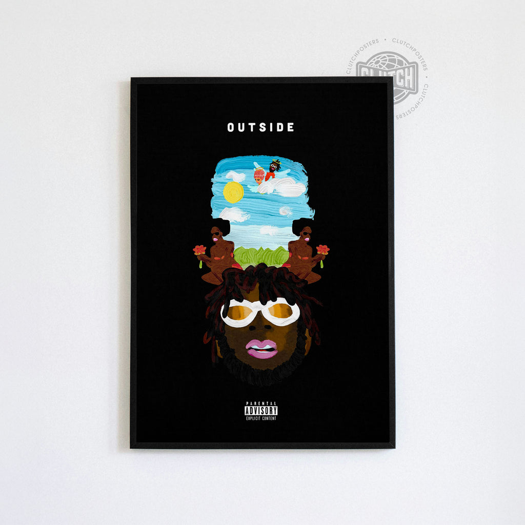 Burna Boy 'Outside' Poster