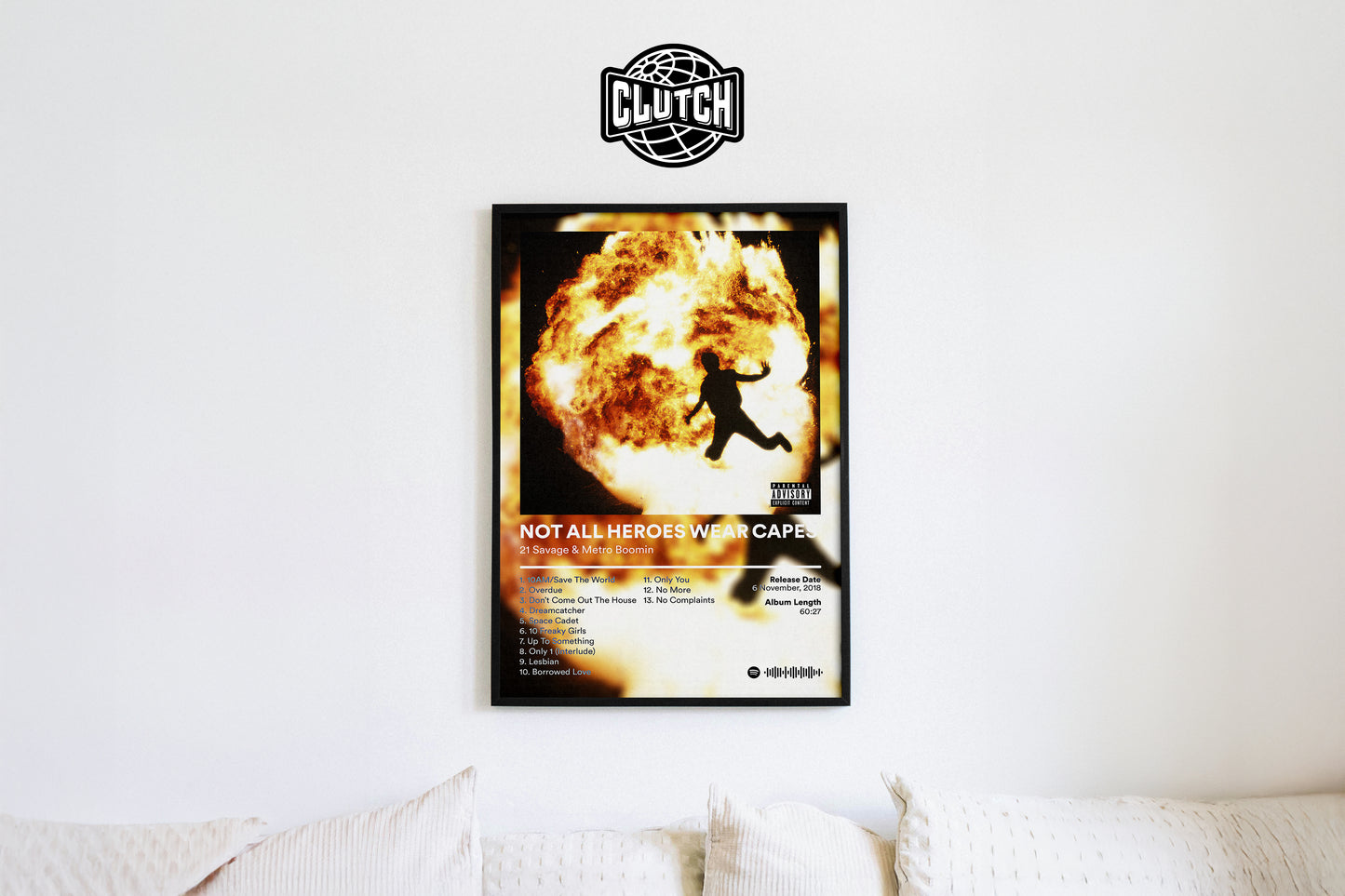 Metro Boomin 'Not All Heroes Wear Capes' Poster