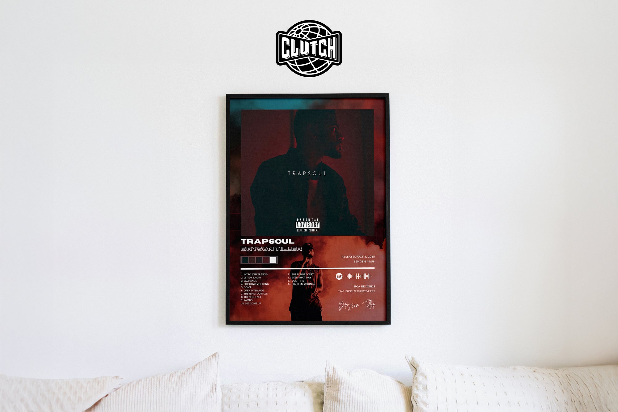 Bryson Tiller 'Trapsoul' Album Poster