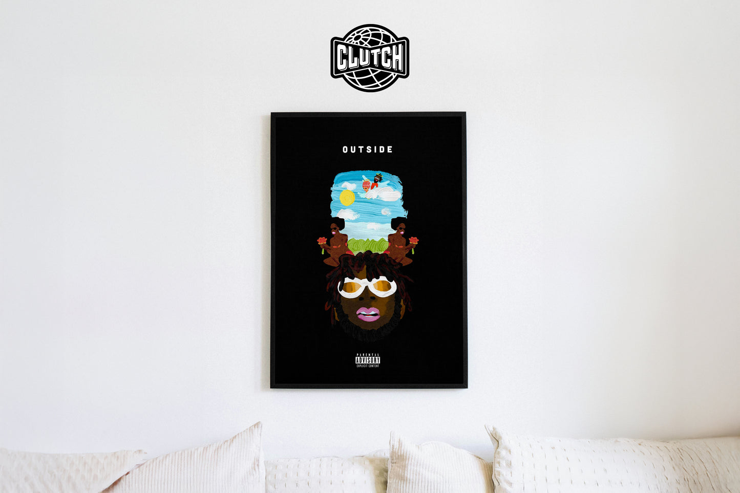 Burna Boy 'Outside' Poster