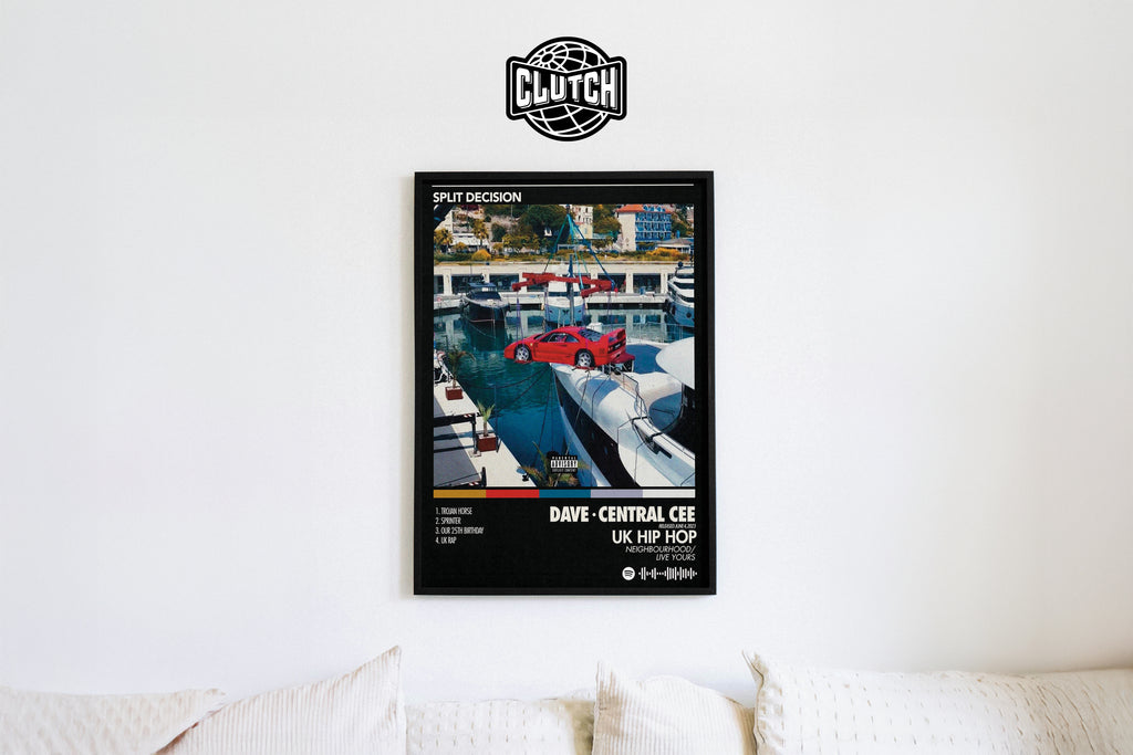 Central Cee 'Split Decision' Album Poster