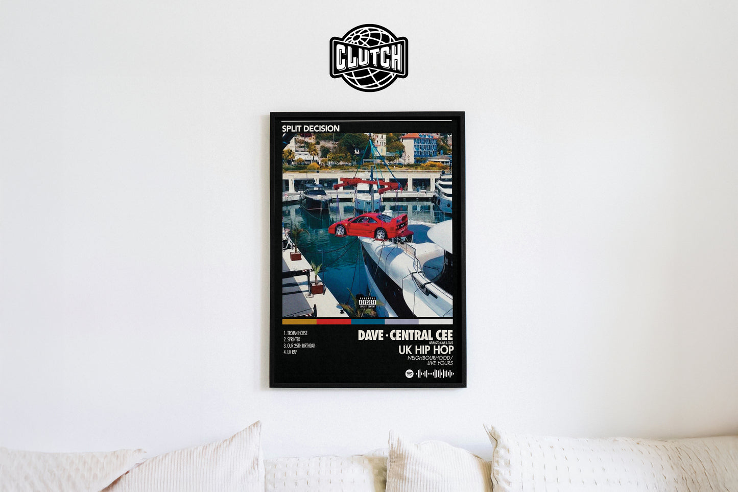 Central Cee 'Split Decision' Album Poster