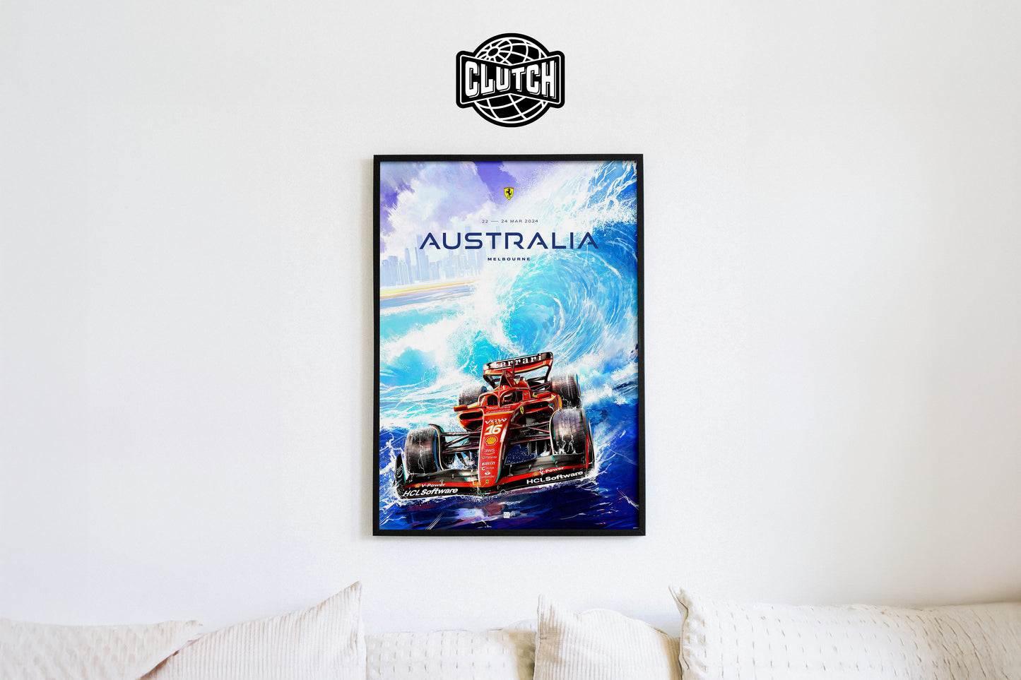 Australian Grand Prix F1 Poster