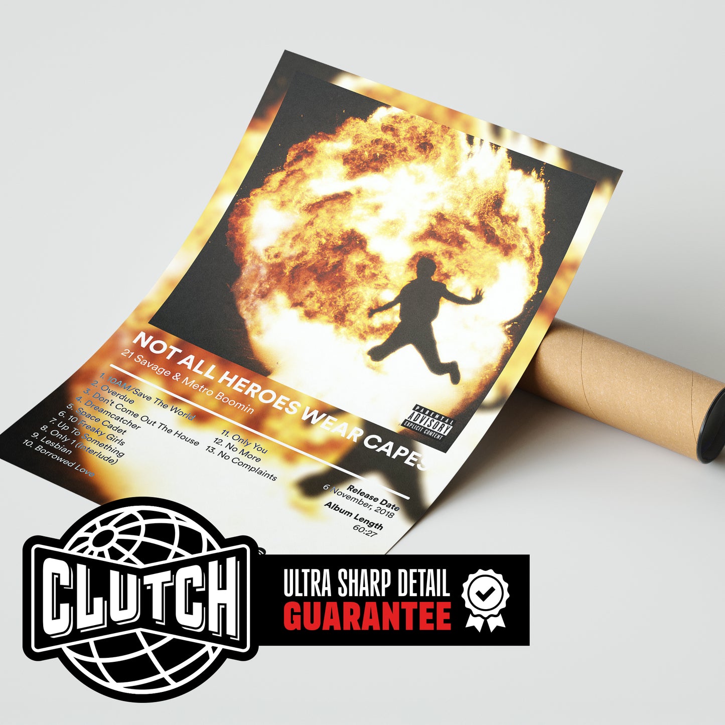 Metro Boomin 'Not All Heroes Wear Capes' Poster