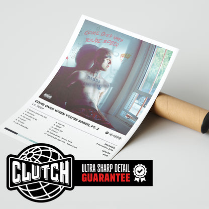 Lil Peep 'Come Over When You're Sober, Pt. 2' Album Poster