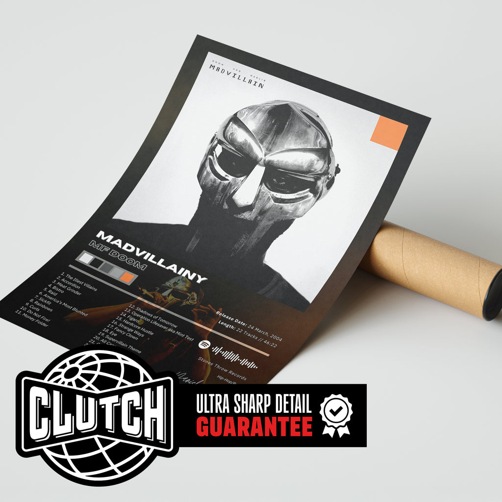 MF DOOM 'Madvillainy' Album Poster