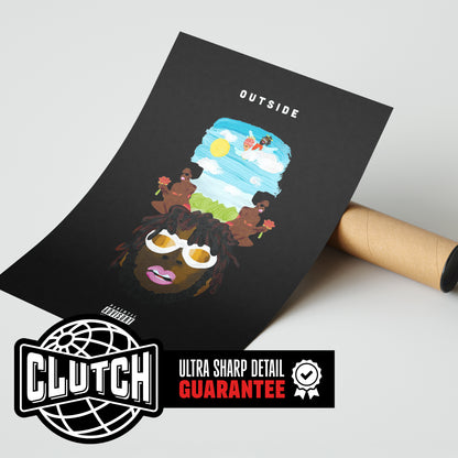 Burna Boy 'Outside' Poster