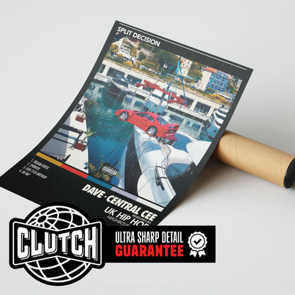 Central Cee 'Split Decision' Album Poster