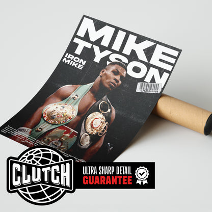 Iron Mike Tyson 'Barcode' Poster