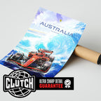 Australian Grand Prix F1 Poster