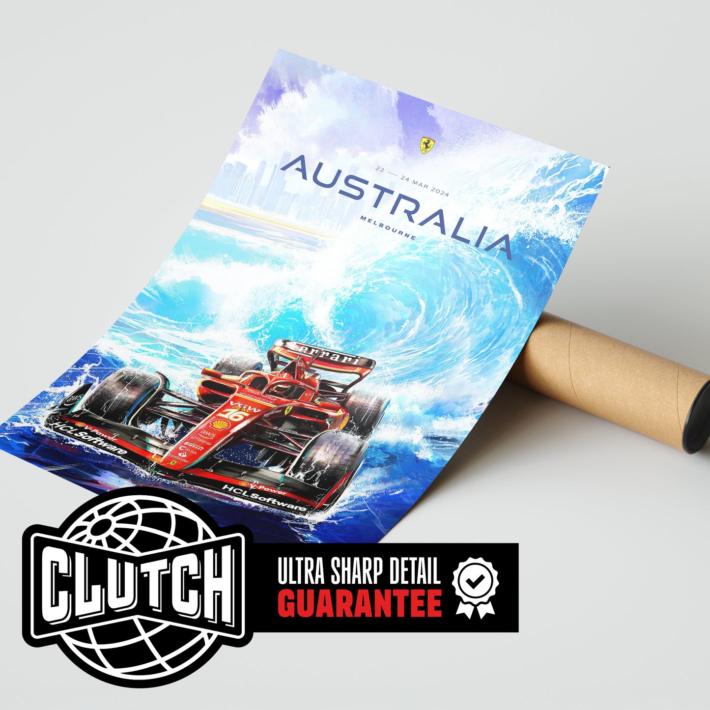 Australian Grand Prix F1 Poster