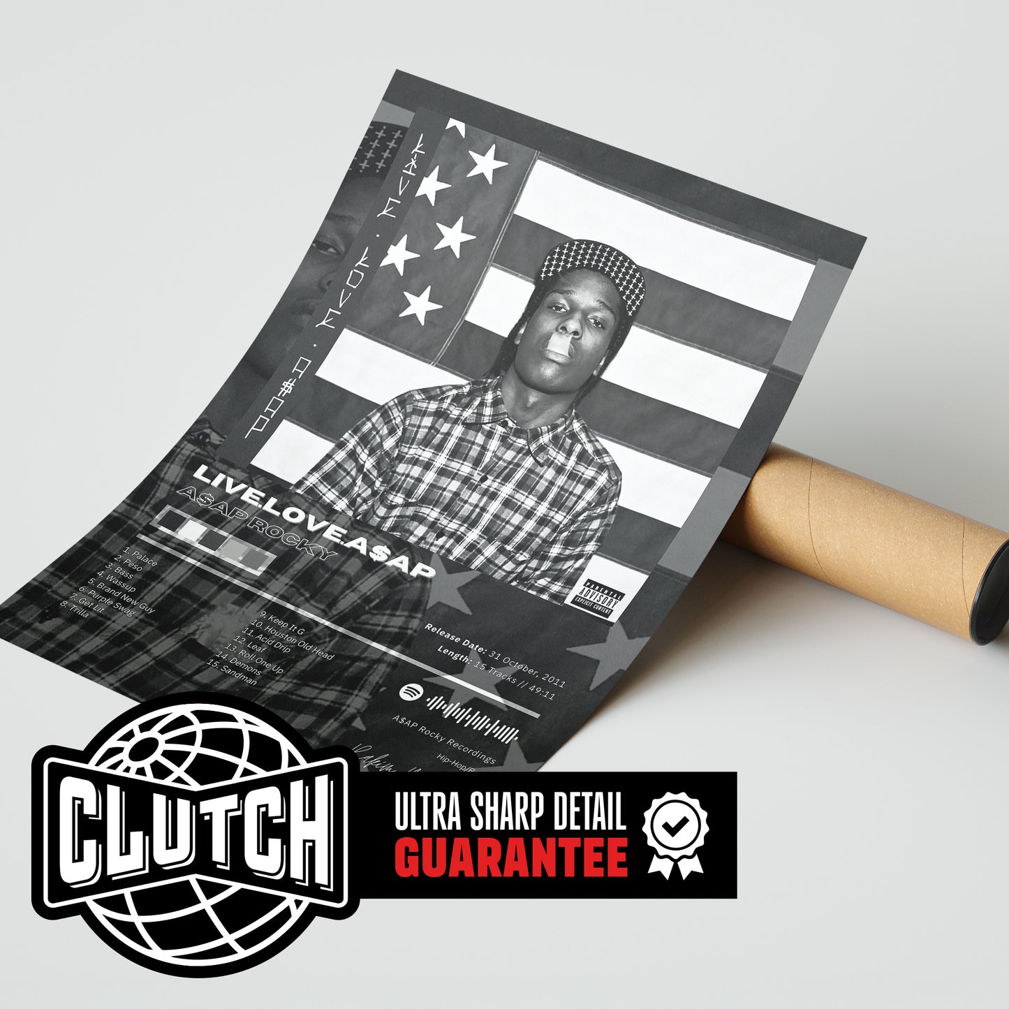 Asap Rocky 'Live Love A$ap' Album Poster
