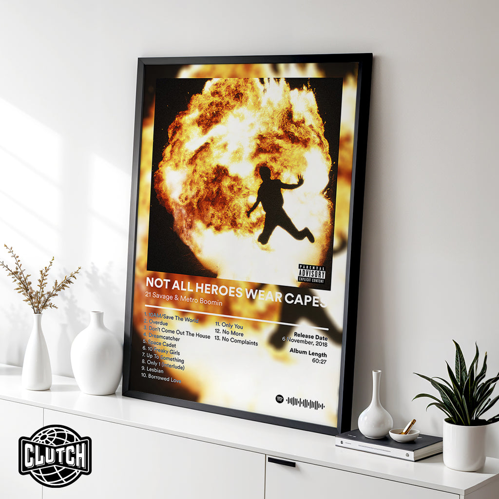 Metro Boomin 'Not All Heroes Wear Capes' Poster