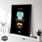 Burna Boy 'Outside' Poster
