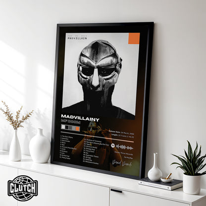MF DOOM 'Madvillainy' Album Poster