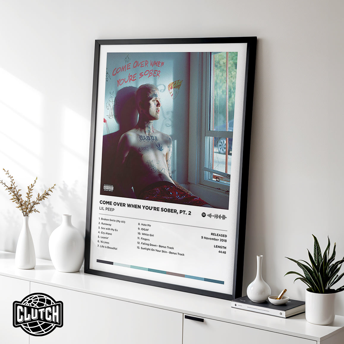 Lil Peep 'Come Over When You're Sober, Pt. 2' Album Poster