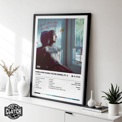 Lil Peep 'Come Over When You're Sober, Pt. 2' Album Poster