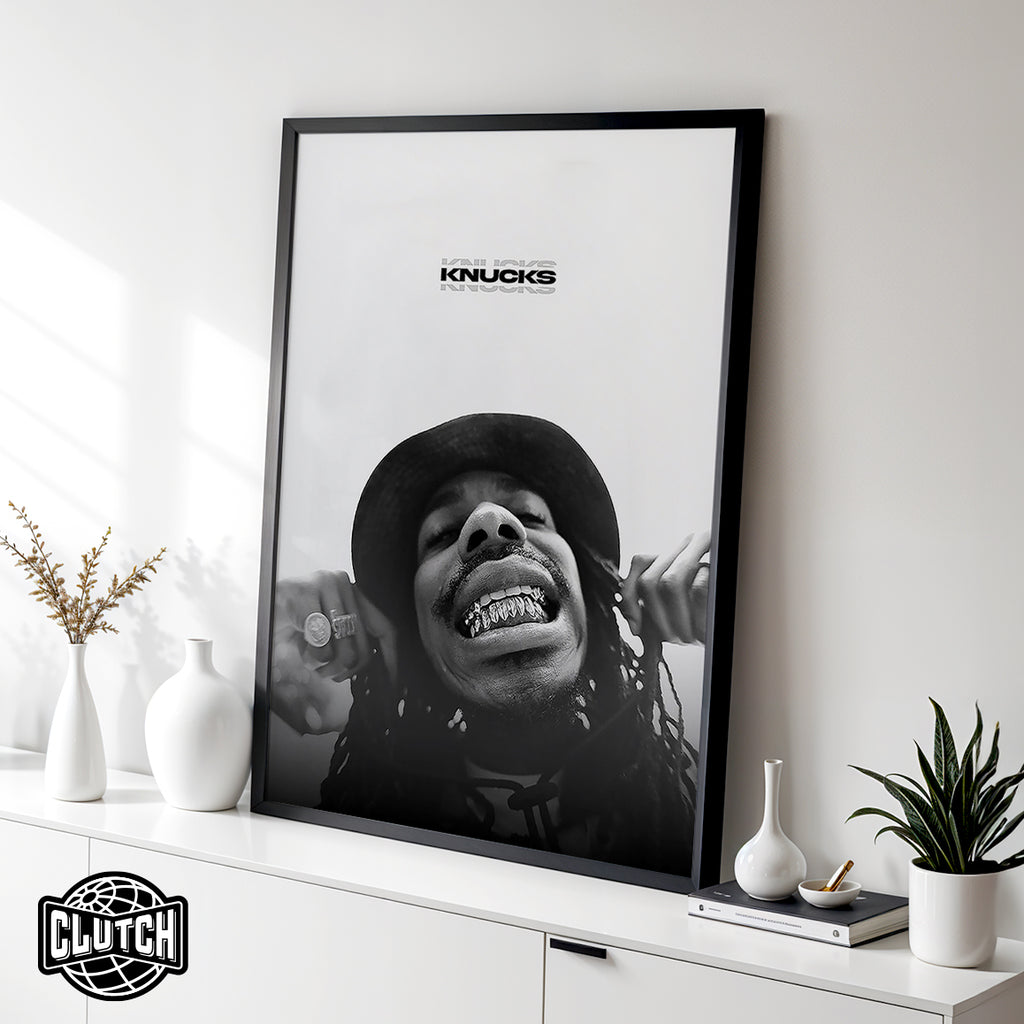 Knucks B&W Poster