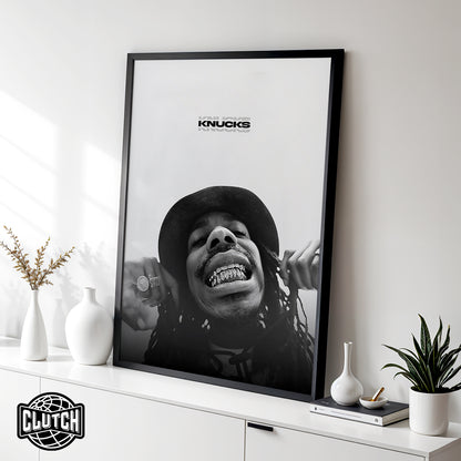 Knucks B&W Poster
