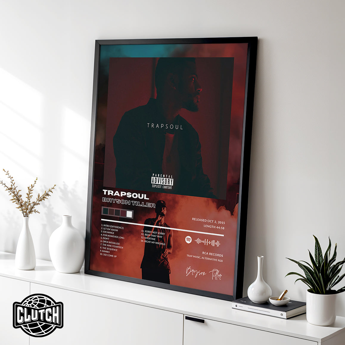 Bryson Tiller 'Trapsoul' Album Poster