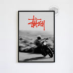Stussy Motorbike Motion Poster
