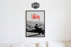Stussy Motorbike Motion Poster