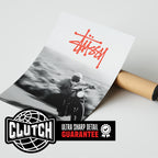 Stussy Motorbike Motion Poster