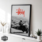 Stussy Motorbike Motion Poster