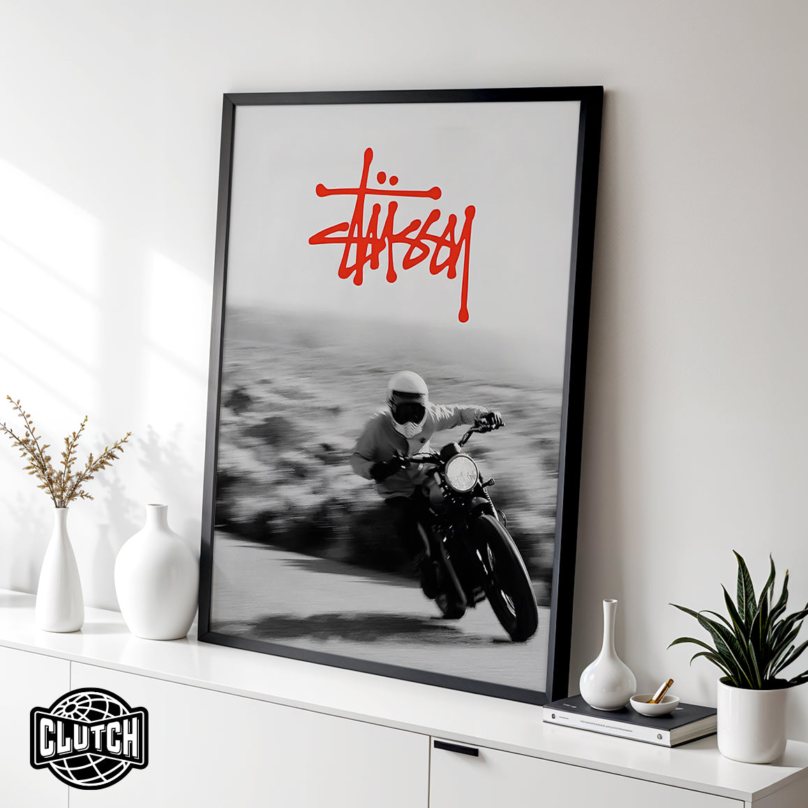 Stussy Motorbike Motion Poster
