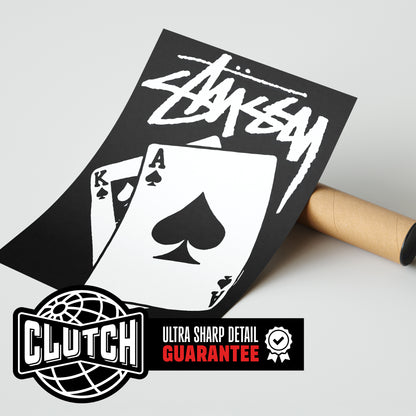 Stussy Ace King Poster