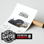 Pagani Zonda 'CORE' Car Poster