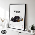 Pagani Zonda 'CORE' Car Poster