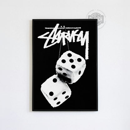 Stussy Dice Poster