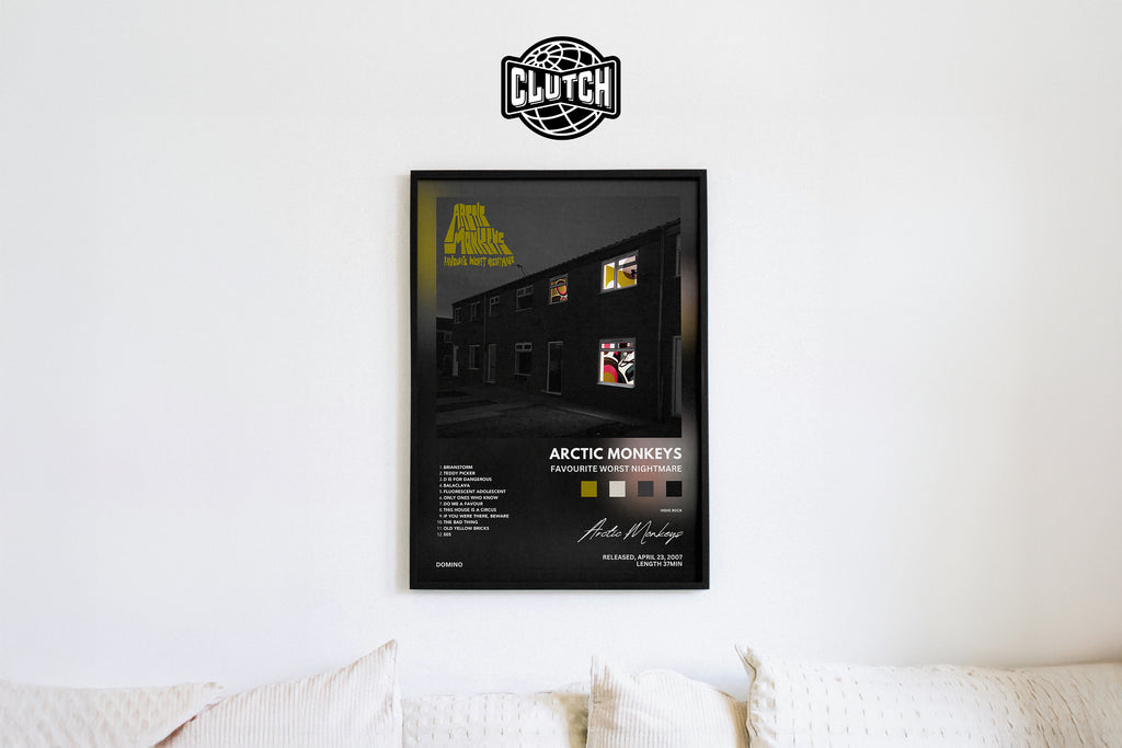 Arctic Monkeys 'Favourite Worst Nightmare' Album Poster