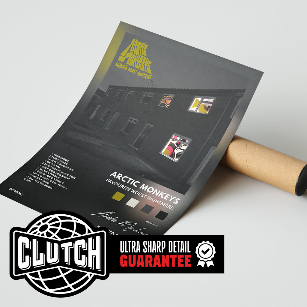 Arctic Monkeys 'Favourite Worst Nightmare' Album Poster