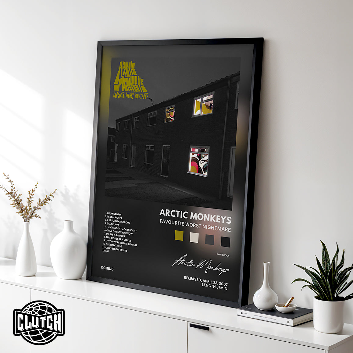 Arctic Monkeys 'Favourite Worst Nightmare' Album Poster