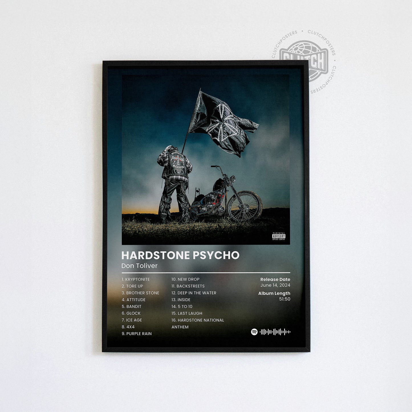 Don Toliver 'Hardstone Psycho' Album Poster