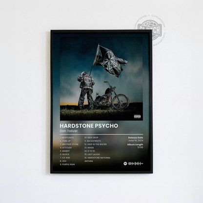 Don Toliver 'Hardstone Psycho' Album Poster