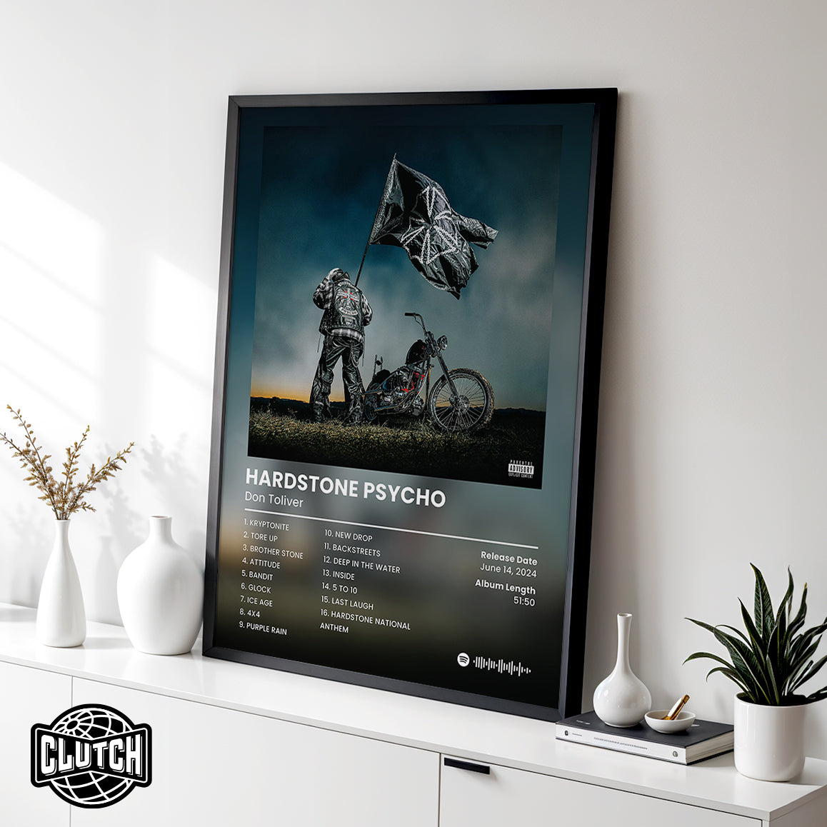 Don Toliver 'Hardstone Psycho' Album Poster