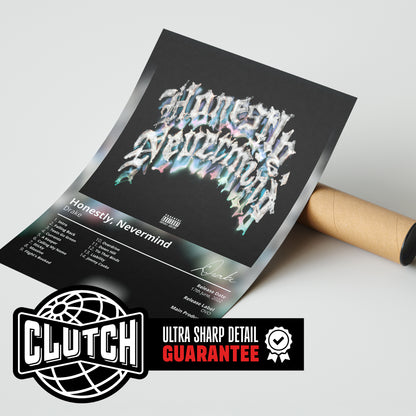 Drake 'Honestly, Nevermind' Album Poster