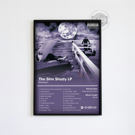 Eminem 'The Slim Shady LP' Album Poster