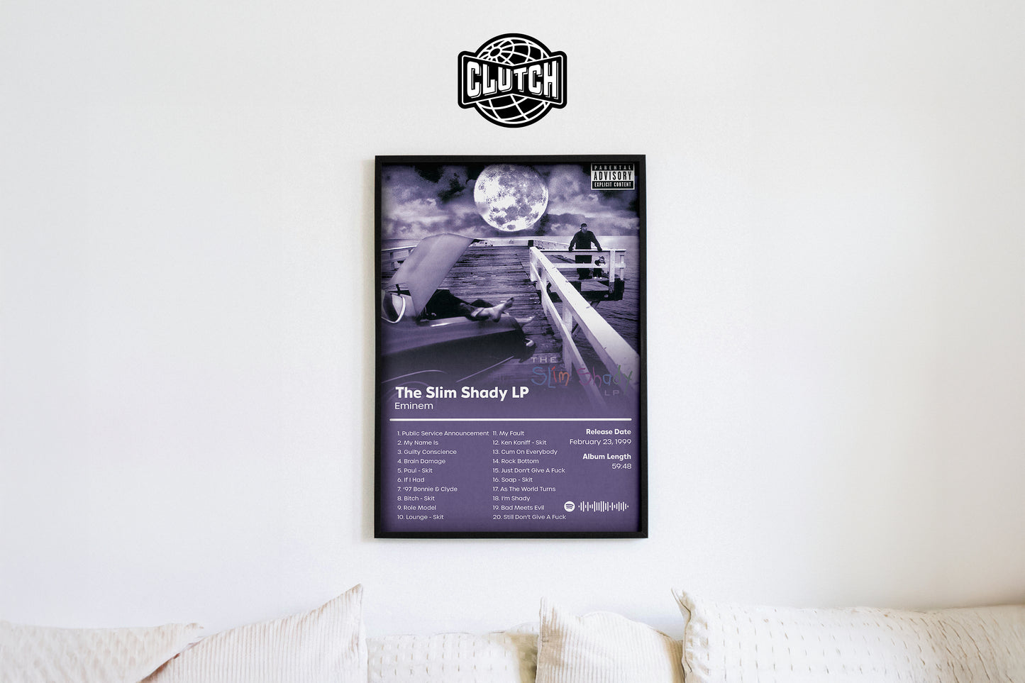 Eminem 'The Slim Shady LP' Album Poster