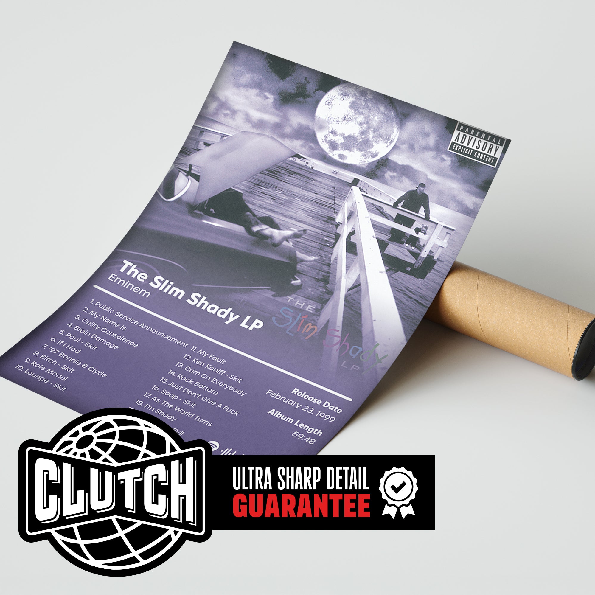 Eminem 'The Slim Shady LP' Album Poster