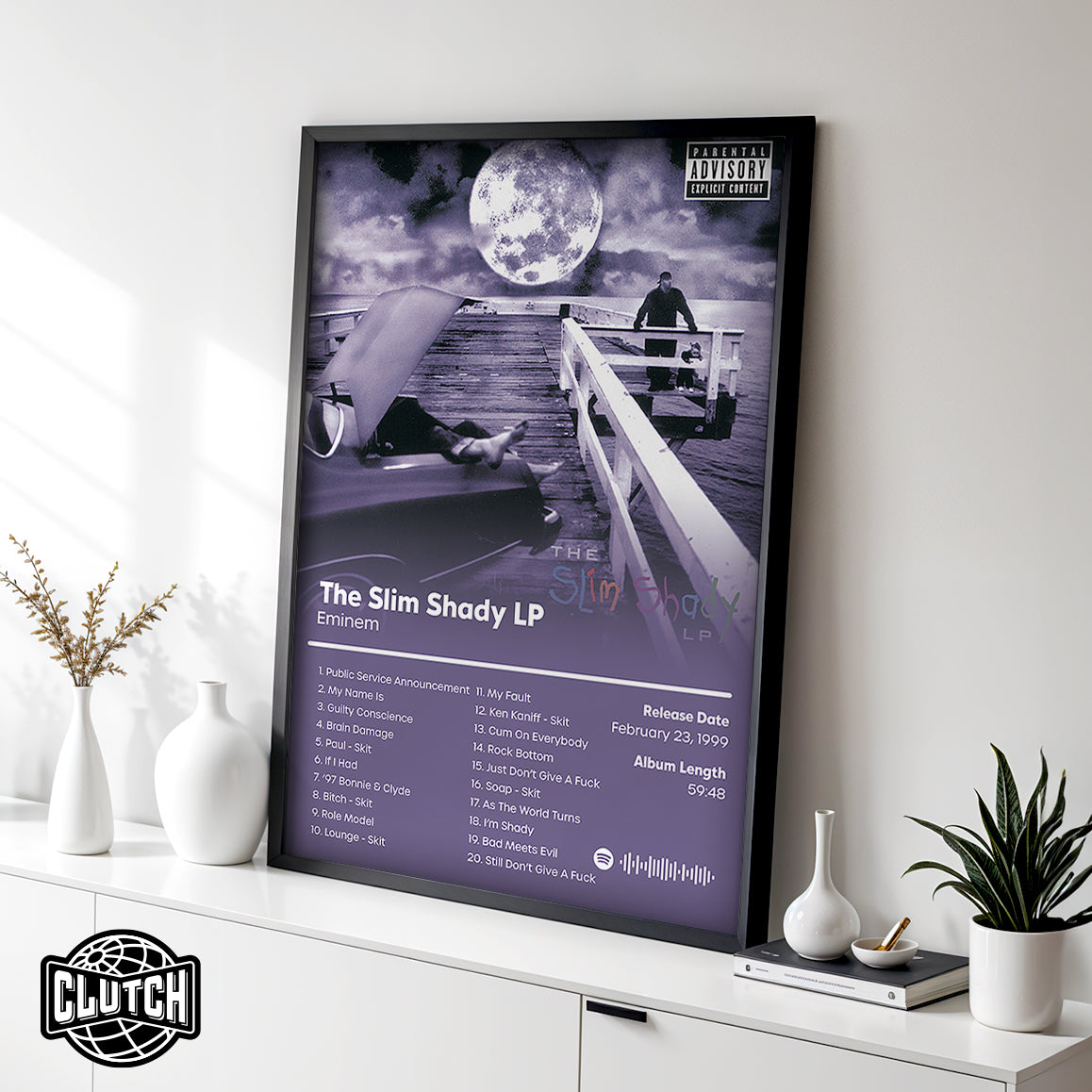 Eminem 'The Slim Shady LP' Album Poster