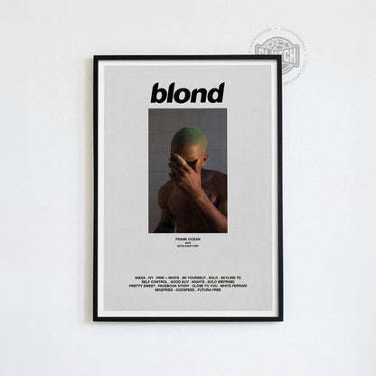 Frank Ocean 'Blond' Classic Poster