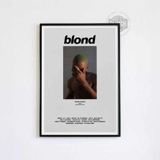 Frank Ocean 'Blond' Classic Poster